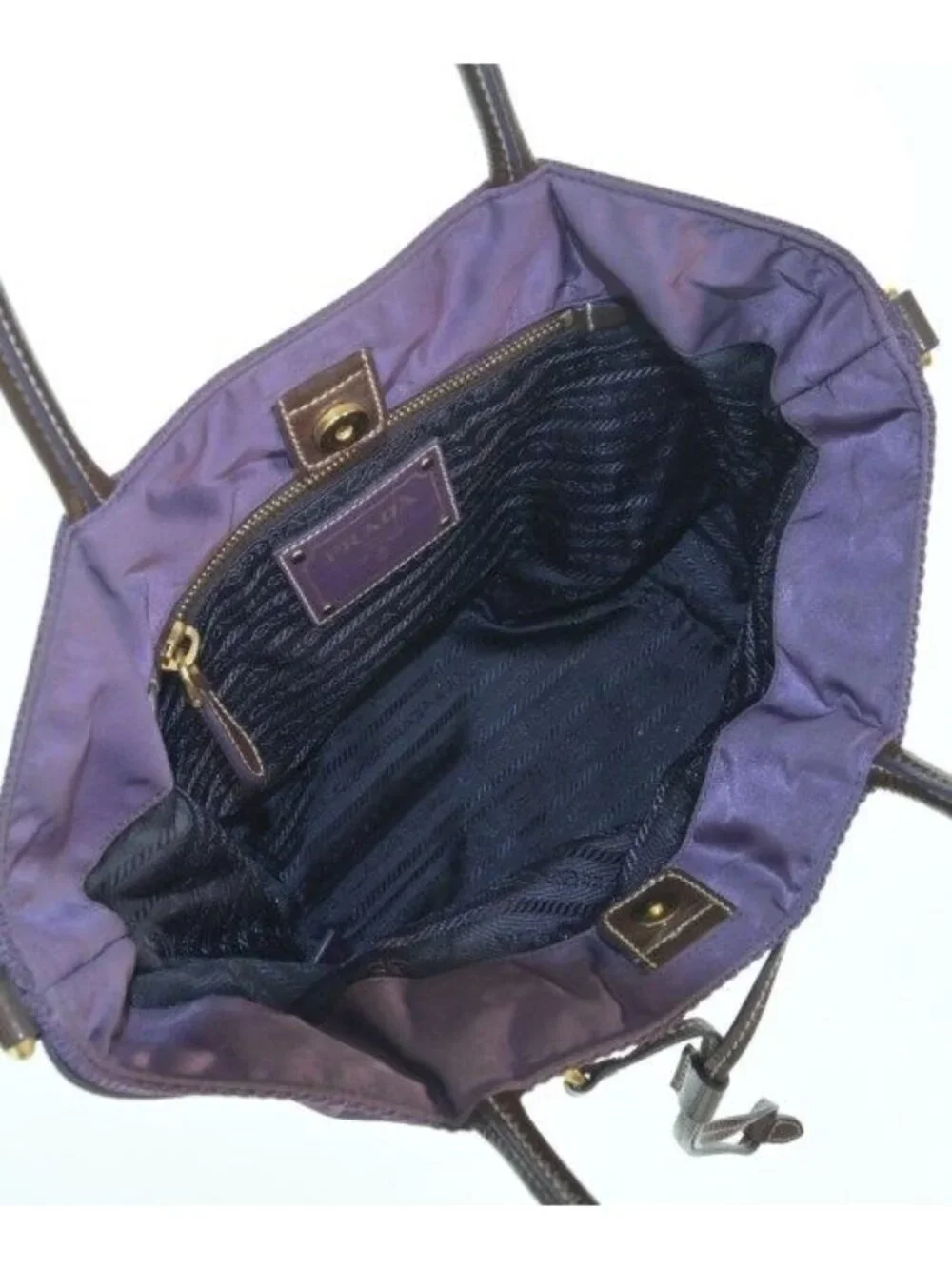 Prada Tote Purple